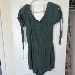 Dark Green Romper